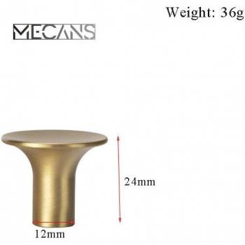 Copper Modern Gold Cabinet Knob