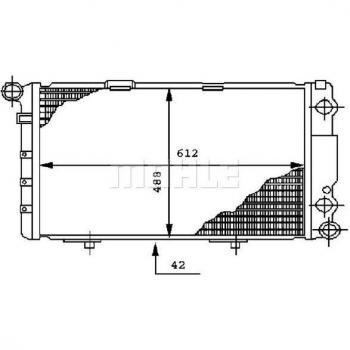 MAHLE Kühler, Motorkühlung für Mercedes