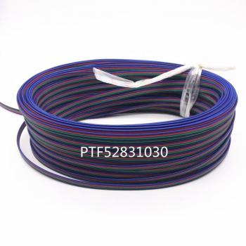 Conector 4 Pines RGB + Cable Negro – 10m y más
