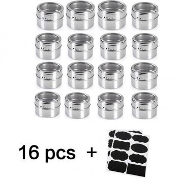 Magnetic Spice Storage Jars