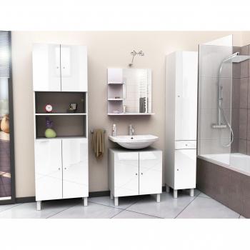 Lavabo Corail Mueble Rústico 65x42x60 blanco