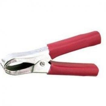 Pinza Cocodrilo Batería 15A Aislada ROJO
