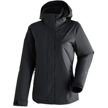 Maier Sports Black Metor Therm Rec Jacket for Women 2XL
