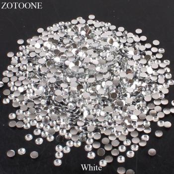 Rhinestones blancos para manualidades