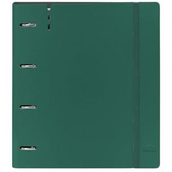 Safta Carpeblock 4 Anillas Verde – Carpeta Escolar Premium