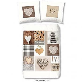 Good Morning Nature Heart Set 155 cm Baumwolle
