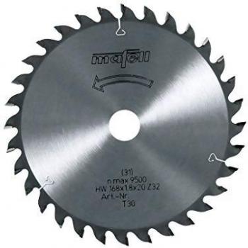 Lama di seghetto HM 32 denti, 168 x 1,2/1,8 x 20 mm