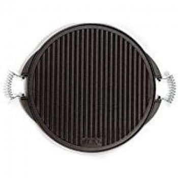 VAELLO Plancha de Hierro Fundido Redonda 25 cm