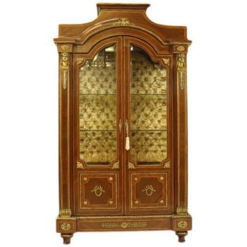 Barocker Wohnzimmerschrank aus Mahagoni