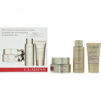 Clarins My Routine 3 Piece Gift Set: Day Cream 50ml, Night Cream 15ml, Treatment Essence 50ml