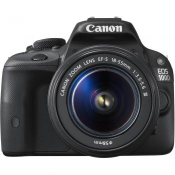Canon EOS 100D Caméra Reflet + Objectif EF‑S 18‑55 mm f/3.5‑5.6 IS STM – Noir