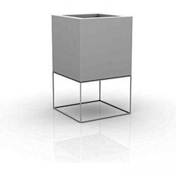 Pote à Fleurs Vela Cubo H100 en Bronze Vondom