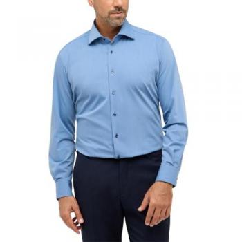 ETERNA MODERN FIT Herrenhemd in Denim, Größe 39