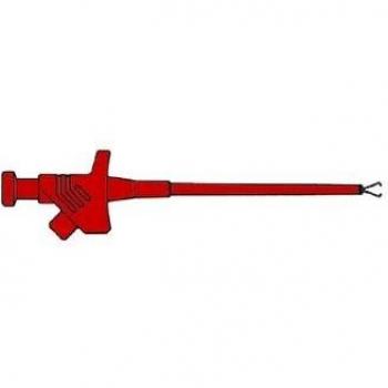 Hirschmann-flexibele klemtestpen, klep 30, rood
