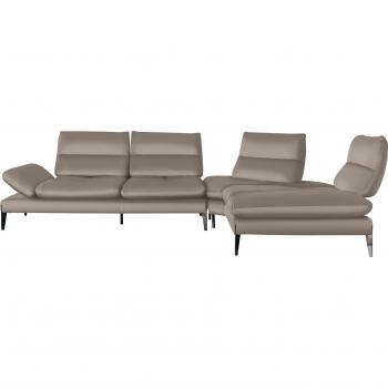 Monnalisa Ecksofa (Nicoletti Home) – 237 cm Breite, einstellbare Sitzhöhe & Armlehnen