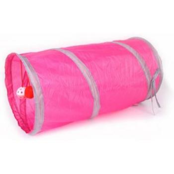 Dual Entry Pet Tunnel Play Structure with Interactive Toys