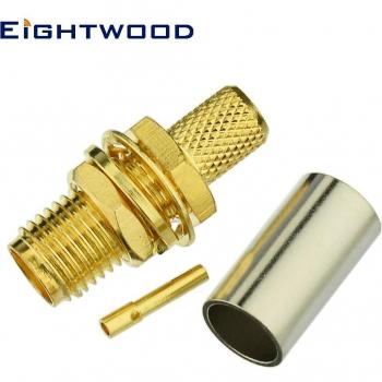 Adaptador de antena de radio Eightwood SMA Jack hembra coaxial LMR-195 RG58