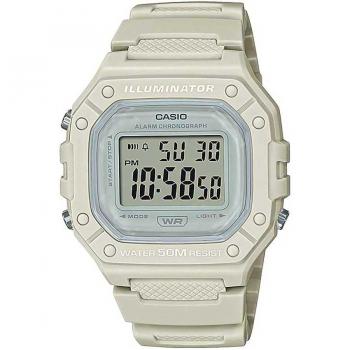Reloj Casio W-218HC-8A Luz LED y Cronómetro Dial