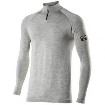 IXS Merino Funktionsshirt – Grau, Unisex, Größen S/M