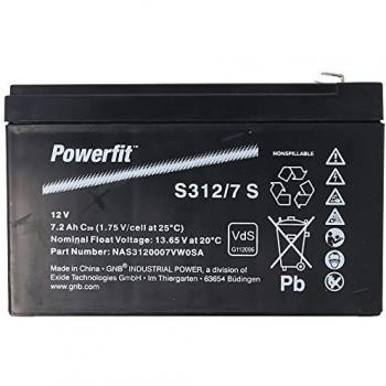 Exide Powerfit S312/7S VDS Blei Gel Akku 12V 7200 mAh