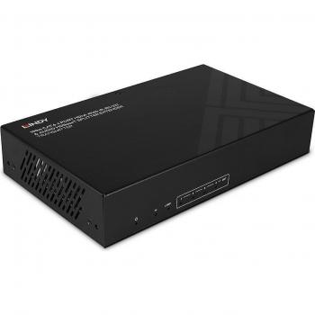 Lindy Extendeur HDMI 4K60 HDBaseT 100m avec Splitter 4 Ports et PoC