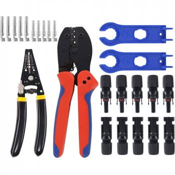 Kit de dénudage et sertissage 6 en 1 pour installations solaires