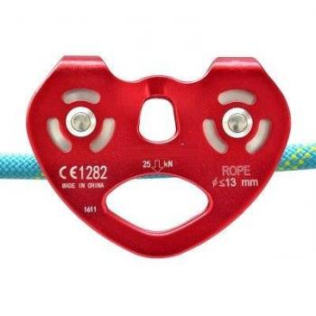 Polea fija de acero inoxidable con bloque doble 2500 kg