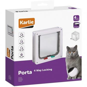 Porta Gatti Karlie con Chiusura Multipla