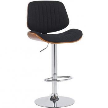 CLP Clawson Barhocker mit Rückenlehne und Stoffpolsterung