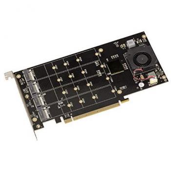 Kalea 4‑Kanals M.2 NVMe Controller x16 – PLX8747, 16 TB/s