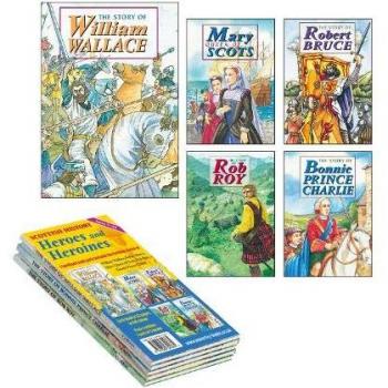 David Ross William Wallace; Robert Bruce; Mary Queen of Scots; Rob Roy; Bonnie Prince Charlie 5 book pack
