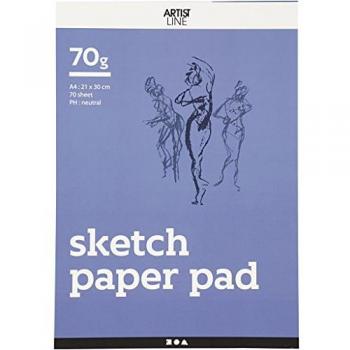 Quaderno Bianco A4 70gr 70 Velli