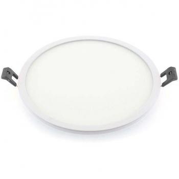 Downlight Interior LED EPR Osram 18W, Brilho Branco Quente, Formato Redondo