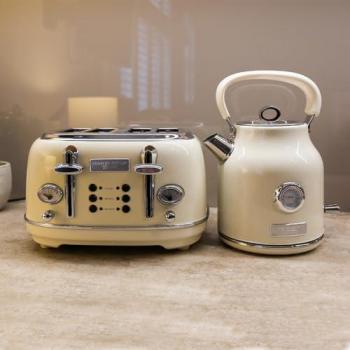 Charles Bentley 1.7L Fast Boil Kettle & Toaster Set