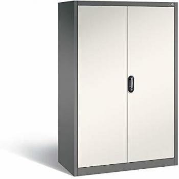 C+P ACURADO Universalschrank, 1200 mm x 600 mm, vulkangrau / perlweiß