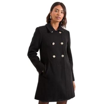Dorothy Perkins Dolly Coat – Black, Female, Size 8