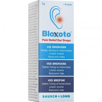 Bausch & Lomb Bloxoto Smärtlindrande Öron Droppar 7 g