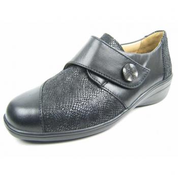 Solidus Karo Schuhe, schwarz, Gr. 8