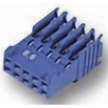 16-Pin TE Connectivity AMPMODU HE14 Socket Housing