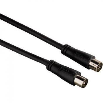 Câble d’antenne Hama 5 m, 90 dB, Noir (Mâle → Femelle)