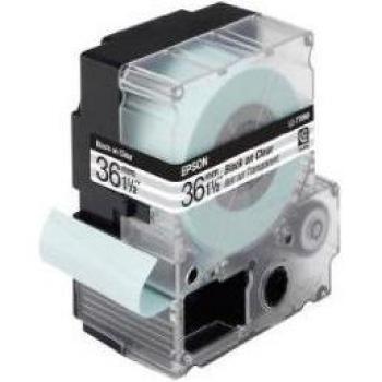 Nastro Epson LC-7TBN9 36 mm × 9 m nero su base trasparente