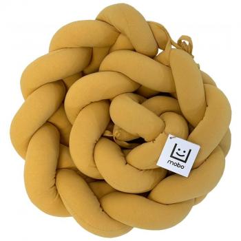 Trenza de cuna 210cm mostaza