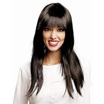 Parrucca Lunga Colore Nero