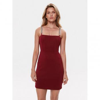Robe Mini Bustier Construction Rouge