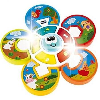 Chicco Puzzle Électronique Adivine l'Animal 12-36 mois avec Lumières et Sons