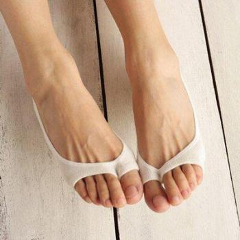 Chaussettes coupe basse pour pantoufles