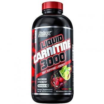 Nutrex Hawaii Research Carnitin Flüssigkeit 3000 – Erdbeer-Limetten Edition, 473 ml