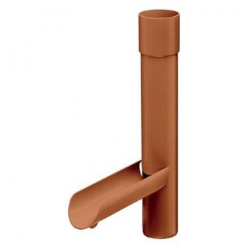 Collecteur pluie 75 mm brun – Fût à clapet PVC (Made in Germany – Inefa)
