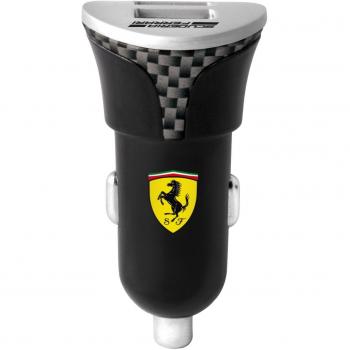 Adattatore Auto Ferrari 2in1 Ricarica Rapida – Nero