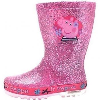 Botas interactivas Peppa Pig con luces y purpurina, tamaño UK 4